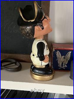 Pittsburgh Pirates Baseball vintage old gold bobble head nodder doll Japan Box