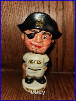 Pittsburgh Pirates Mini Baseball Nodder Bobble Head Vintage Original Pittsburgh Pirates Mini Baseball Nodder Bobble Head Vintage Original