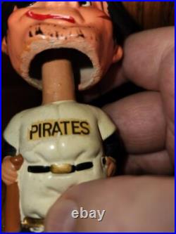Pittsburgh Pirates Mini Baseball Nodder Bobble Head Vintage Original Pittsburgh Pirates Mini Baseball Nodder Bobble Head Vintage Original