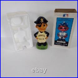 Pittsburgh Pirates Vintage 1960s Ceramic Bobblehead Doll in Good Condition Withbox