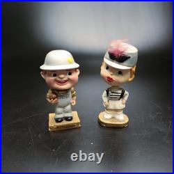 Pittsburgh Steelers Vintage Bobblehead Nodder (2) Kissing Boy Girl NFL