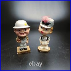 Pittsburgh Steelers Vintage Bobblehead Nodder (2) Kissing Boy Girl NFL