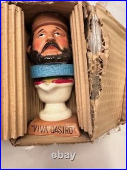 Political vintage bobblehead Fidel Castro with box
