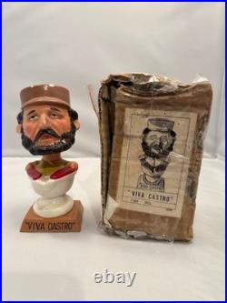 Political vintage bobblehead Fidel Castro with box
