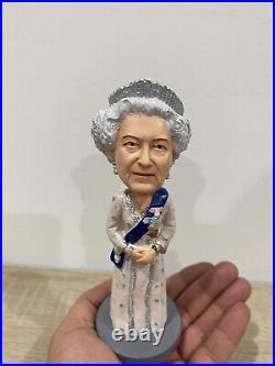 Queen Eizabeth II BobbleHead 70th Anniversary Edition Resin Figurine