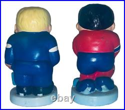 RARE 1960s Ceramic Hockey Salt & Pepper Shaker Vintage Toronto & Montreal RARE 1960s Ceramic Hockey Salt & Pepper Shaker Vintage Toronto & Montreal