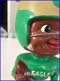 RARE 1960s VINTAGE PHILADELPHIA EAGLES BLACK FACE TOES UP BOBBLEHEAD NODDER WOW RARE 1960s VINTAGE PHILADELPHIA EAGLES BLACK FACE TOES UP BOBBLEHEAD NODDER WOW