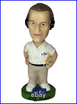 RARE 2001 Nick Saban Vintage LSU Tigers Bobblehead NCAA Football