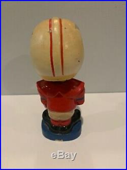 RARE Boston New England Patriots AFC Toes Up Vintage Bobblehead Nodder With Box