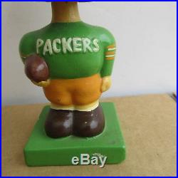 RARE VINTAGE 1960s GREEN BAY PACKERS BOBBLEHEAD BOBBLE HEAD