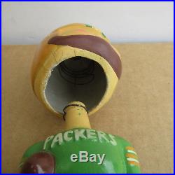 RARE VINTAGE 1960s GREEN BAY PACKERS BOBBLEHEAD BOBBLE HEAD