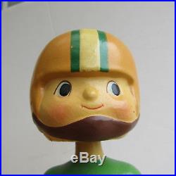 RARE VINTAGE 1960s GREEN BAY PACKERS BOBBLEHEAD BOBBLE HEAD