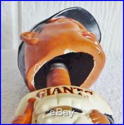 RARE VINTAGE WILLIE MAYS NODDER BOBBLEHEAD GOLD ROUND BASE 1960's GIANTS JAPAN RARE VINTAGE WILLIE MAYS NODDER BOBBLEHEAD GOLD ROUND BASE 1960's GIANTS JAPAN