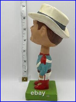 RARE VTG ROY ROGERS Bobble Head Nodder Original WESTERN Cowboy BOBBLEHEAD MCM RARE VTG ROY ROGERS Bobble Head Nodder Original WESTERN Cowboy BOBBLEHEAD MCM