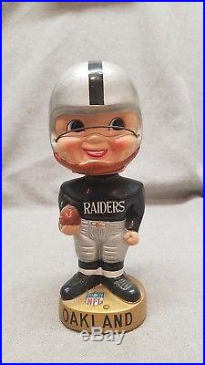 RARE Vintage 1967 Oakland Raiders NFL Bobble Head Sports Specialties Nodder