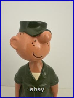 RARE Vintage Beetle Bailey Nodder Bobble Head Figure 7.5 EXCELLENT King Synd