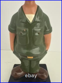 RARE Vintage Beetle Bailey Nodder Bobble Head Figure 7.5 EXCELLENT King Synd