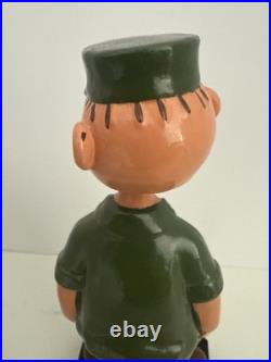 RARE Vintage Beetle Bailey Nodder Bobble Head Figure 7.5 EXCELLENT King Synd