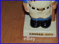 RARE Vintage Kansas City Athletics A's Bobblehead Bobble Head Japan White Base