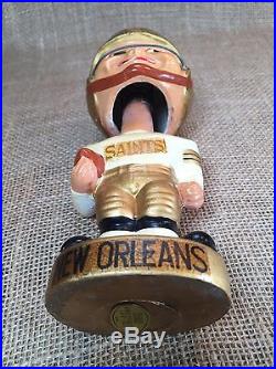 RARE Vintage New Orleans Saints Bobblehead Bobble 1960's Japan