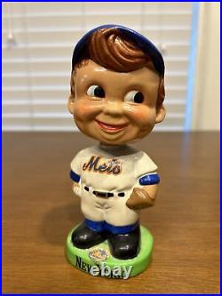 RARE Vintage New York Mets Bobble Head Green Base, Mets 1st Year 1962 Japan