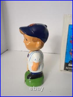 RARE Vintage New York Mets Bobble Head Green Base Nodder Rare ORIGINAL BOX Twins RARE Vintage New York Mets Bobble Head Green Base Nodder Rare ORIGINAL BOX Twins