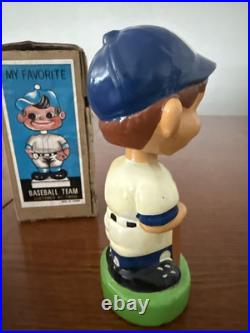 RARE Vintage Toronto Blue Jays Green Base Bobblehead Nodder With Box RARE Vintage Toronto Blue Jays Green Base Bobblehead Nodder With Box