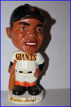 RARE Vintage Willie Mays Bobblehead Nodder 1962 Bobber NM Unrestored