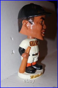 RARE Vintage Willie Mays Bobblehead Nodder 1962 Bobber NM Unrestored