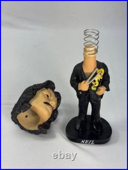 RUSH Vintage Genuine Hand Painted Bobble head Dolls Bobble Dobbles