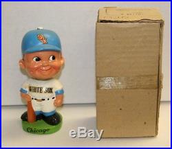 Rare 1960's Chicago White Sox Green Base Vintage Bobble Head Nodder