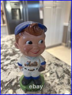 Rare 1960's New York Mets Green Base Bobblehead Nodder