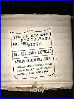 Rare 1960's Vintage Japan NFL NEW ORLEANS SAINTS Composition Bobble Head MIB