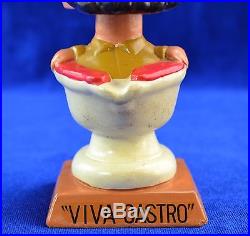 Rare 1962 Vintage Viva Castro Fidel Castro In Toilet Bobblehead Nodder Japan