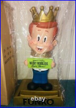 Rare 2002 Vintage Freddy Funko Wacky Wobbler 20 Store Display Bobblehead Nib