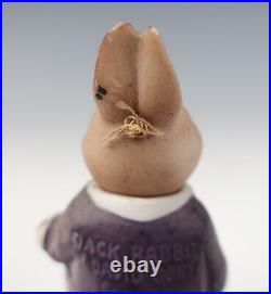 Rare Antique German Bisque David Cory Jack Rabbit Nodder Bobble Head Figurine