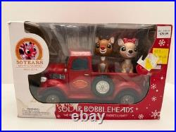 Rare Bobblehead Nodder in Truck Vintage Clarice Rudolph Red Nosed Reindeer NEW