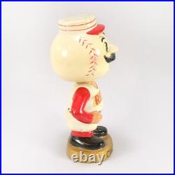 Rare Cincinnati Reds Baseball Toy Nodder Bobblehead 7 Tall Vintage 1960s