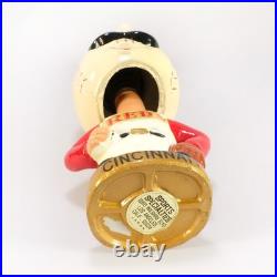 Rare Cincinnati Reds Baseball Toy Nodder Bobblehead 7 Tall Vintage 1960s