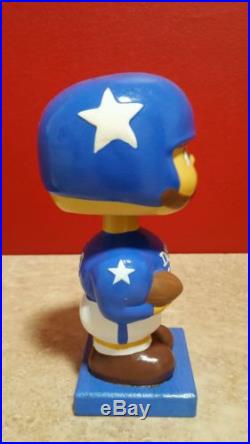 Rare Vintage 1960's Gem Dallas Cowboys Blue Helmet Bobblehead