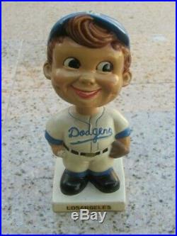 Rare Vintage 1960's LA Dodgers 6-Inch Bobble Head