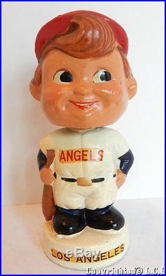 Rare Vintage 1960's Los Angeles Anaheim Angels Baseball Bobblehead Nodder