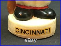 Rare Vintage 1960's MINI Cincinnati REDS Baseball Bobblehead Nodder Bobble Head