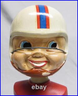 Rare Vintage 1960's New England/Boston Patriots NFL Bobble Head Nodder Gold Base