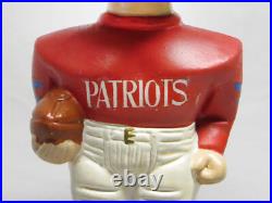 Rare Vintage 1960's New England/Boston Patriots NFL Bobble Head Nodder Gold Base