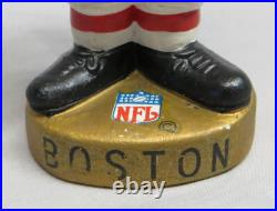 Rare Vintage 1960's New England/Boston Patriots NFL Bobble Head Nodder Gold Base