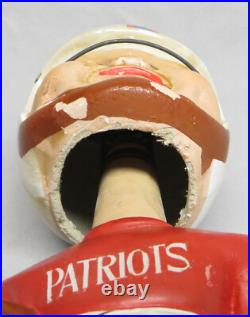 Rare Vintage 1960's New England/Boston Patriots NFL Bobble Head Nodder Gold Base