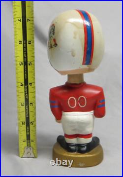 Rare Vintage 1960's New England/Boston Patriots NFL Bobble Head Nodder Gold Base