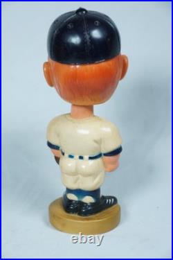 Rare Vintage 1960's New York Yankees Bobble Head Nodder Gold Base Mint