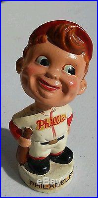 Rare Vintage 1960's Philadelphia Phillies Nodder Bobble Head AUTO CAR MAGNET